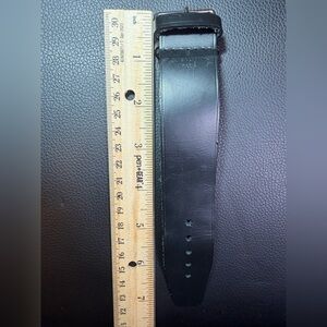 Louis Vuitton Black Leather Belt Bag